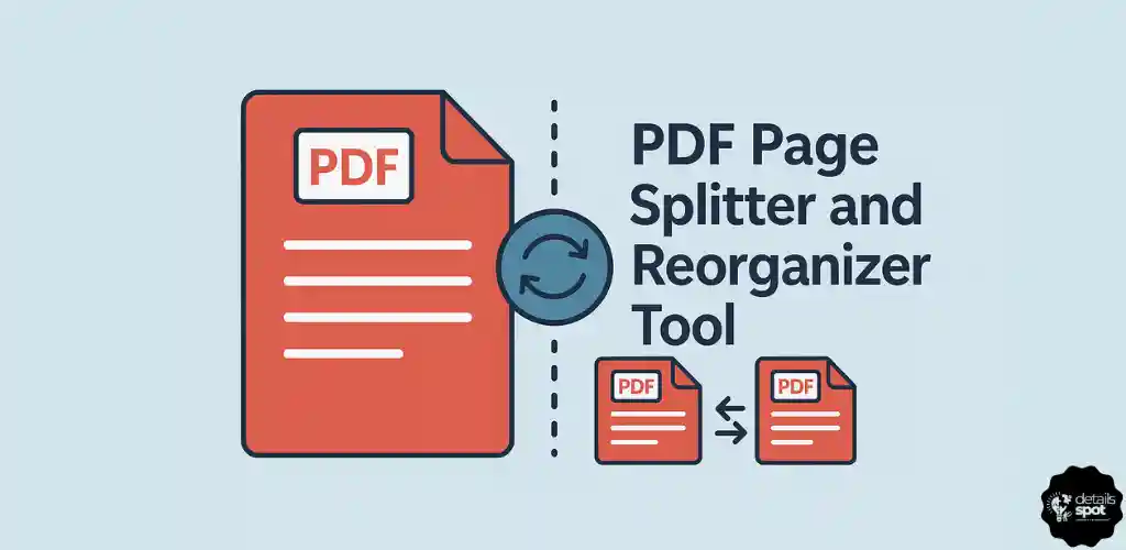 PDF Page Splitter and Reorganizer Tool