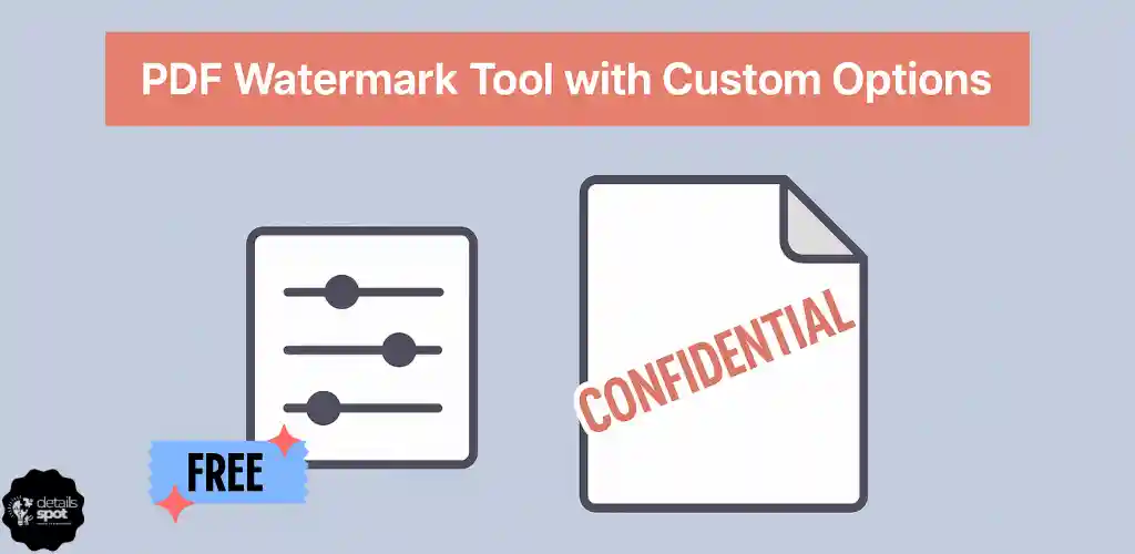 PDF Watermark Tool with Custom Options