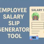 Responsive Salary Slip Generator Tool